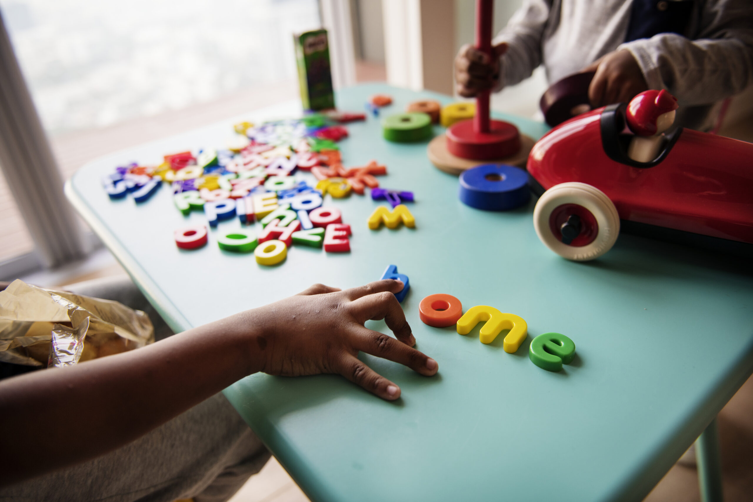 Kinders leer deur spel by Klouterwoud Kleuterskool